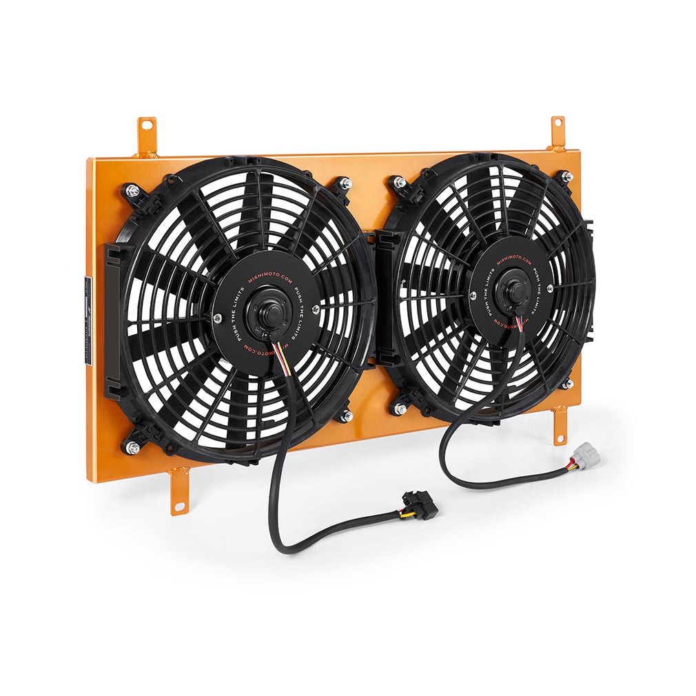 Performance-Aluminum-Fan-Shroud-Kit,-Fits-Mazda-Miata-1990-1997,-Gold