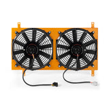 Mishimoto MMFS-MIA-90GD Performance Aluminum Fan Shroud Kit, fits Mazda Miata 1990-1997, Gold