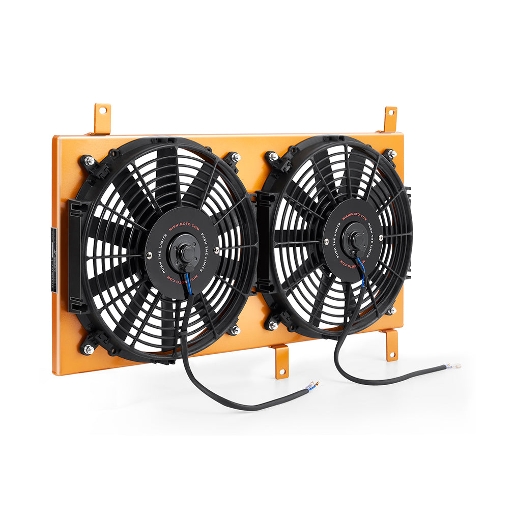 Performance-Aluminum-Fan-Shroud-Kit,-Fits-Mazda-Miata-1999-2005,-Gold