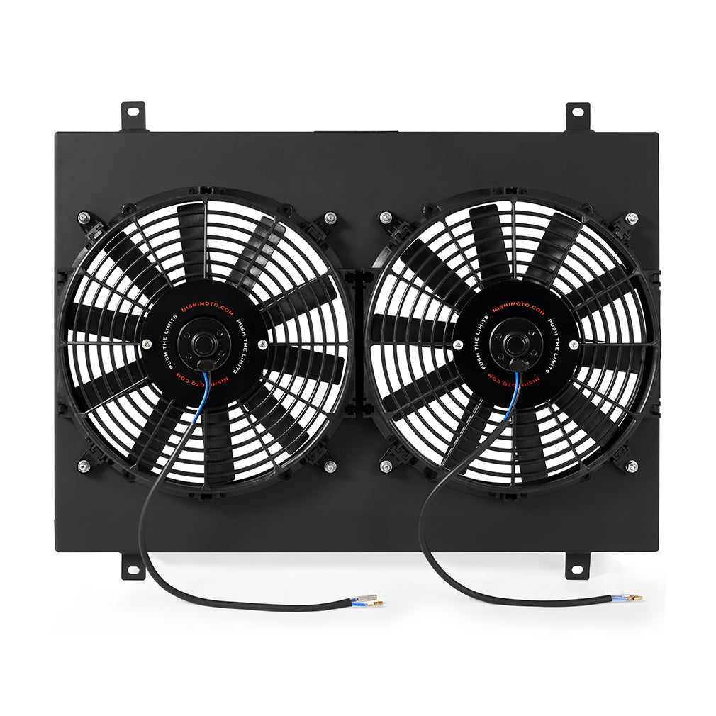 Performance-Aluminum-Radiator-Fan-Shroud-Kit,-Fits-Ford-Mustang-1979-1993,-Black