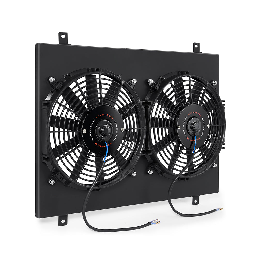 Performance-Aluminum-Radiator-Fan-Shroud-Kit,-Fits-Ford-Mustang-1979-1993,-Black