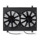 Mishimoto MMFS-MUS-79BK Performance Aluminum Radiator Fan Shroud Kit, fits Ford Mustang 1979-1993, Black