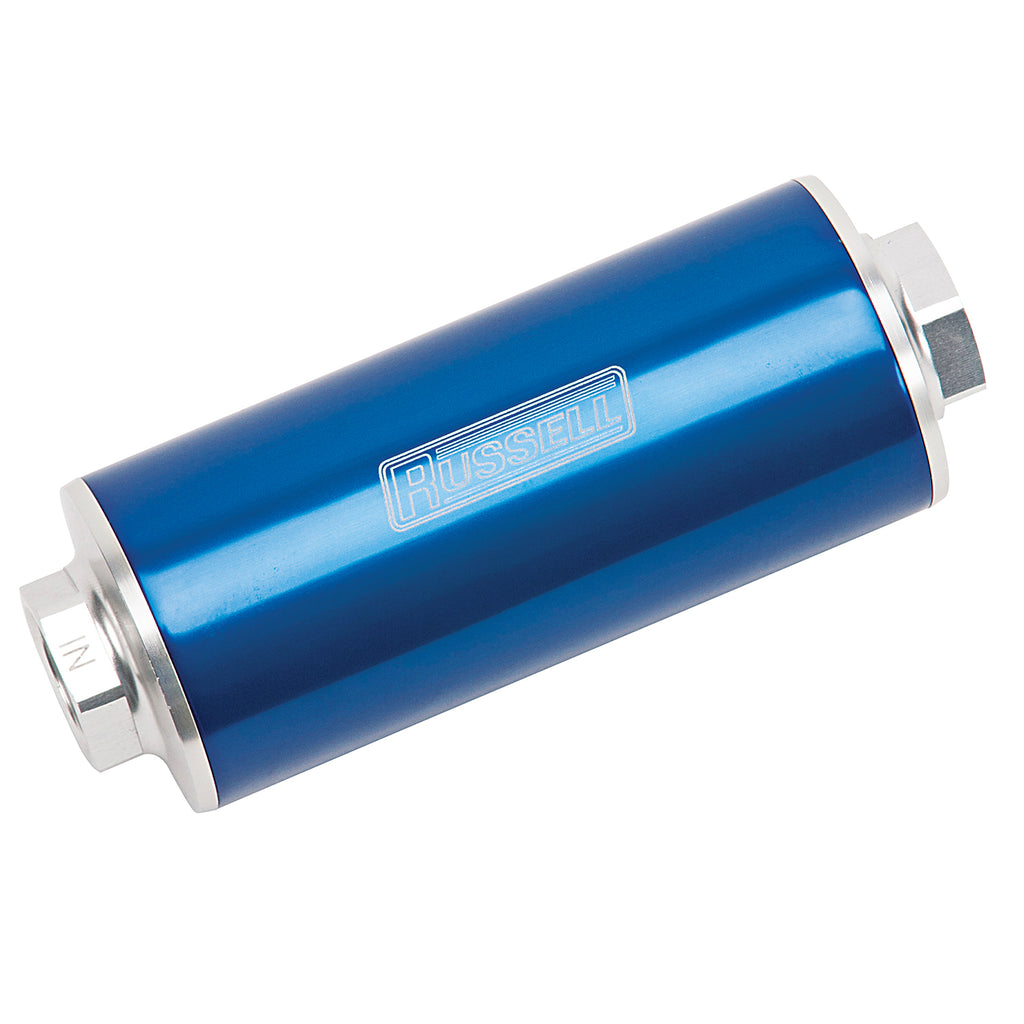 Performance-Profilter-Fuel-Filter-6In-Long-10-Micron--10An-Inlet--10An-Outlet---Blue