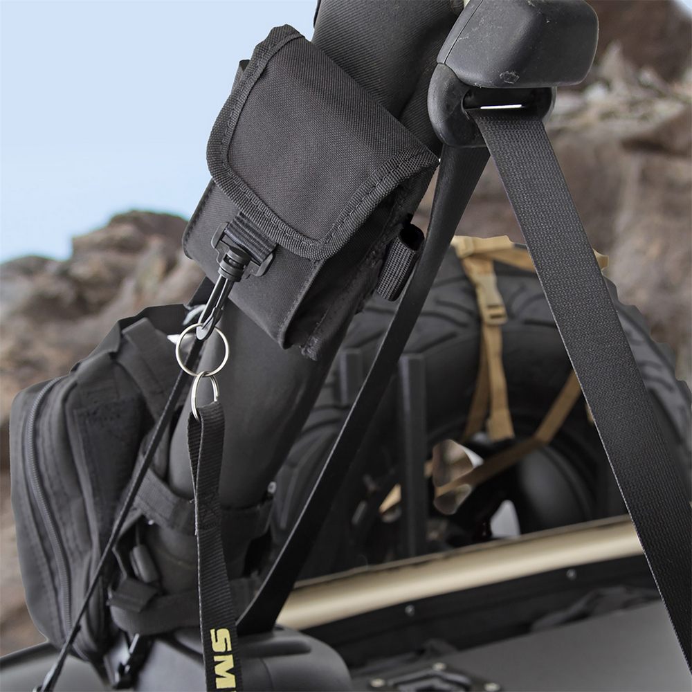 Personal-Device-Holder;-6.5In-X-4In-Outside-Dimensions;-Black