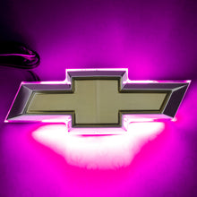 Load image into Gallery viewer, Pink-Illuminated-Led-Rear-Bowtie-Emblem