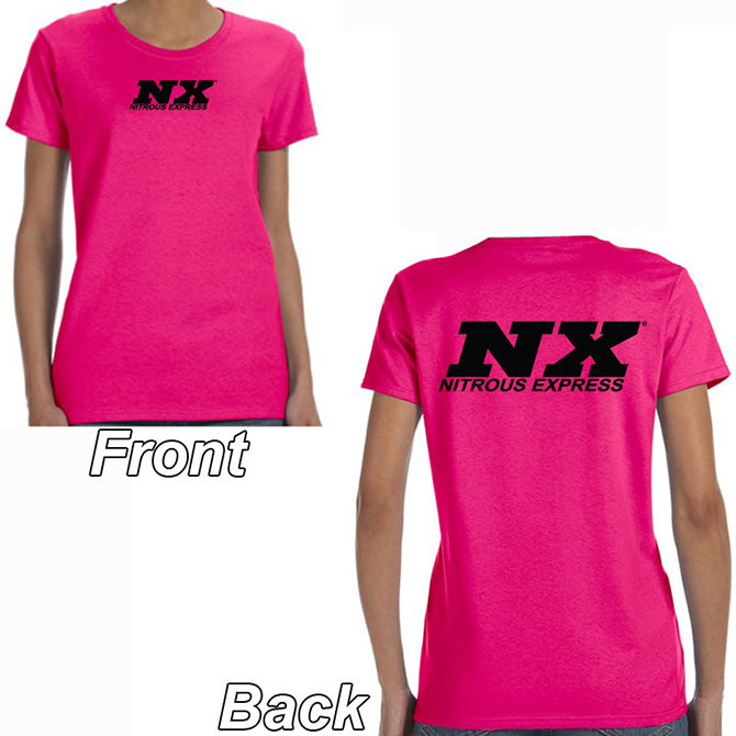 Pink-T-Shirt-With-Black-Nx-Logo-Front-And-Back;-Xl