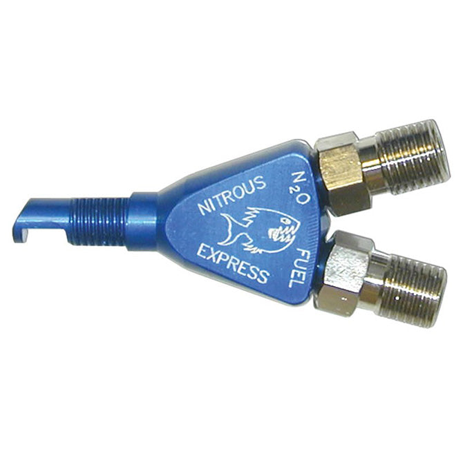 Piranha-Nitrous-Nozzle-Blue-Anodized