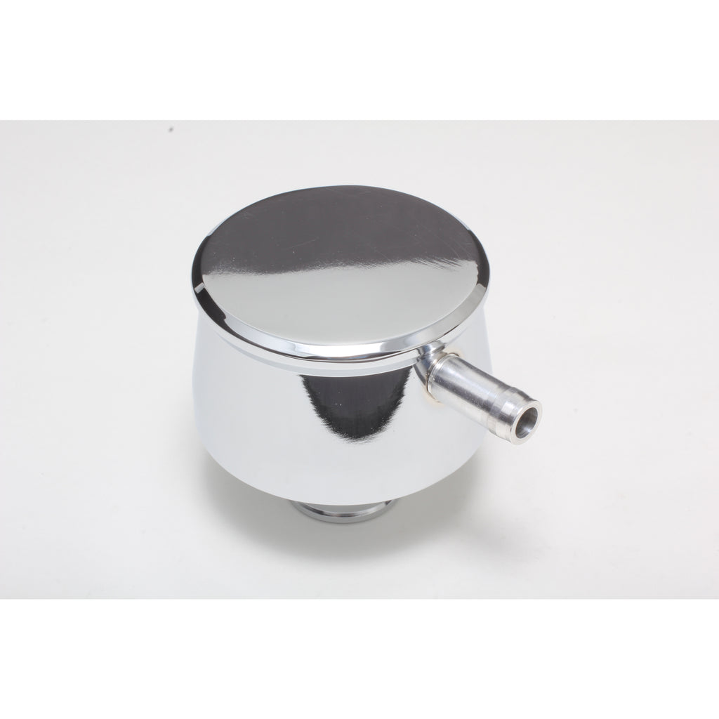Plain-Aluminum-Pcv-Push-In-Breather;-Fits-Covers-With-1.25-In.-Holes-Chrome