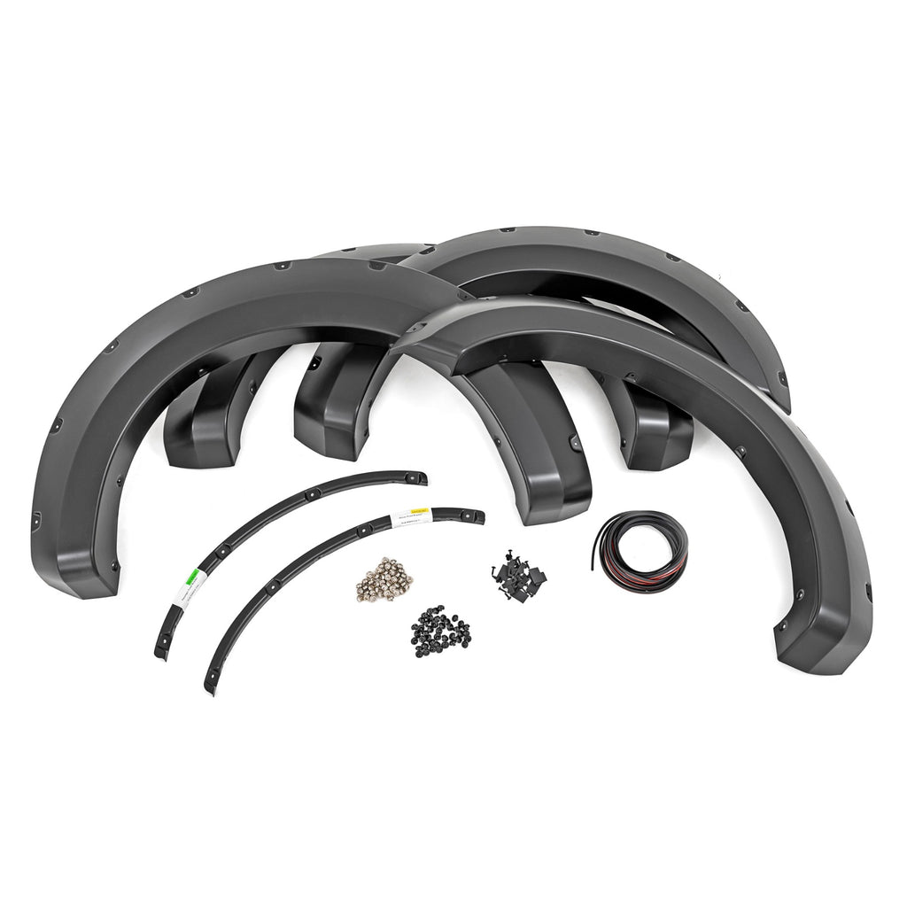 Pocket-Fender-Flares-Absolute-Black-Ford-Super-Duty-(17-22)-Rough-Country