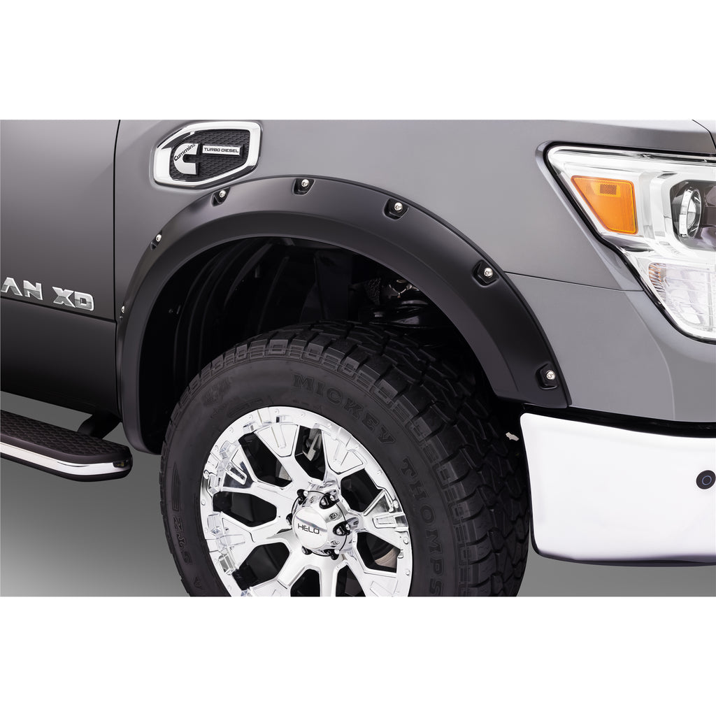Pocket-Style-Flares(4)-;-16-21-Titan-Crew-6.5-Foot-Box-;-Bolt-On-Look