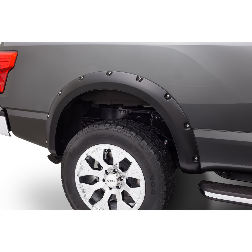 Pocket-Style-Flares(4)-;-16-21-Titan-Crew-6.5-Foot-Box-;-Bolt-On-Look