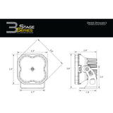 Diode Dynamics DD6970P Pod light featuring advanced TIR optics for high efficiency and focus.
