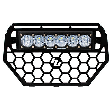 Polaris-Rzr-Grille-And-Onx6-Led-Light-Bar-Kit-14-15-Baja-Designs