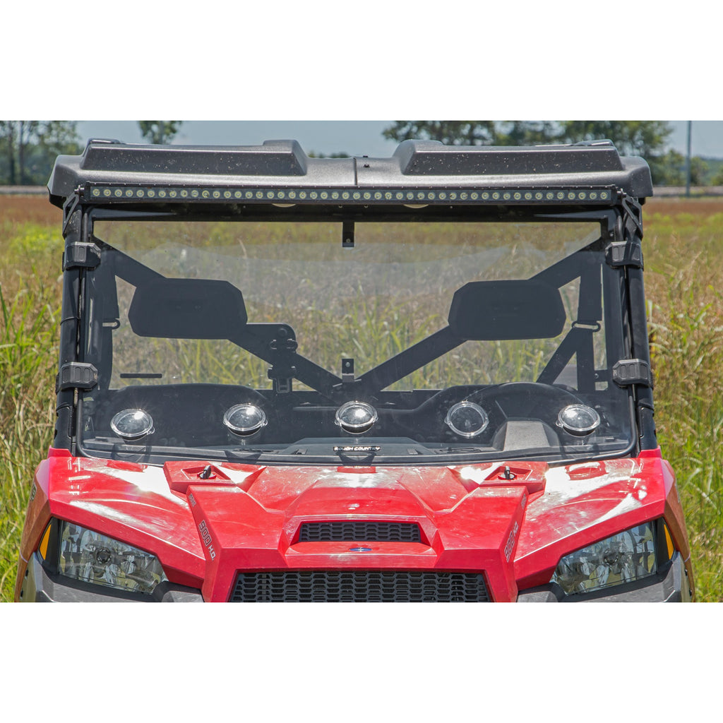 Polaris-Scratch-Resistant-Full-Vented-Windshield-For-16-18-Ranger-1000Xp-And-13-20-Ranger-900Xp-Rough-Country