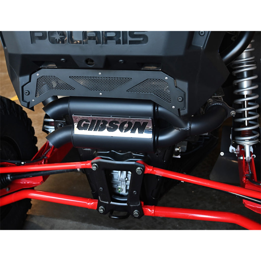 Polaris-Utv-Dual-Exhaust;-Black-Ceramic