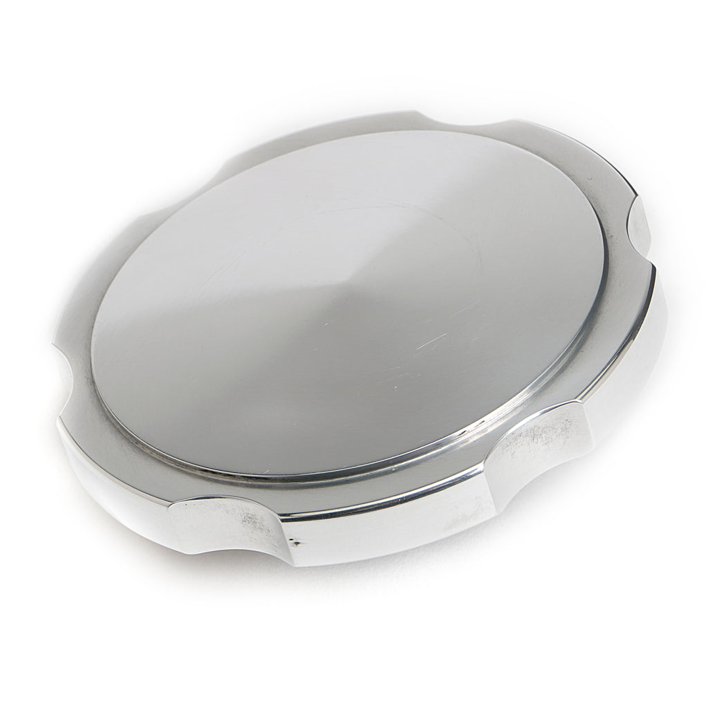 Polished-Aluminum-Radiator-Cap-With-Notched-Edge;-16-Lb-Pressure-Limit