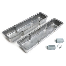 Load image into Gallery viewer, Polished-Aluminum-Valve-Covers;-58-86-Sb-Chevy;-Short;-Plain