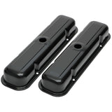 Trans-Dapt 7442 PONTIAC 326-455 ('59-79) STEEL VALVE COVERS; REPRODUCTION-STYLE- BLACK FINISH