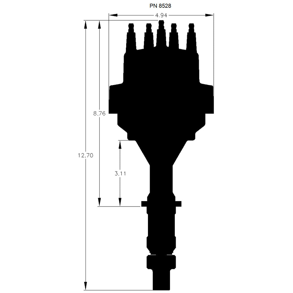 Pontiac-326455-V8-Readytorun-Distributor-WRev-Limite