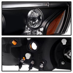 Pontiac-G6-24Dr-05-08-Projector-Headlights-Led-Halo-Led-Blk-Pro-Yd-Pg605-Hl-Bk