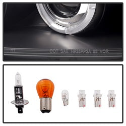 Pontiac-G6-24Dr-05-08-Projector-Headlights-Led-Halo-Led-Blk-Pro-Yd-Pg605-Hl-Bk