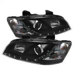 Pontiac-G8-08-09-Projector-Headlights-Drl-Black-High-H1-Low-H7-Pro-Yd-Pg808-Drl-Bk