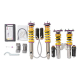 KW 39771246 Adjustable Coilovers, Aluminum Top Mounts, Rebound and Low & High Compression