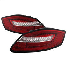 Load image into Gallery viewer, Porsche-987-Cayman-06-08--Boxster-05-08-Led-Tail-Lights---Red-Clear-Alt-Yd-P98705-Led-Rc