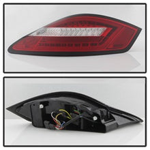 Load image into Gallery viewer, Porsche-987-Cayman-06-08--Boxster-05-08-Led-Tail-Lights---Red-Clear-Alt-Yd-P98705-Led-Rc