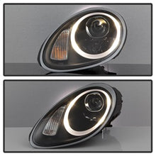 Load image into Gallery viewer, Porsche-Cayman-05-08-Headlights---Halogen-Model-Only---Drl-Led---Black-Pro-Yd-P98705-Drl-Bk