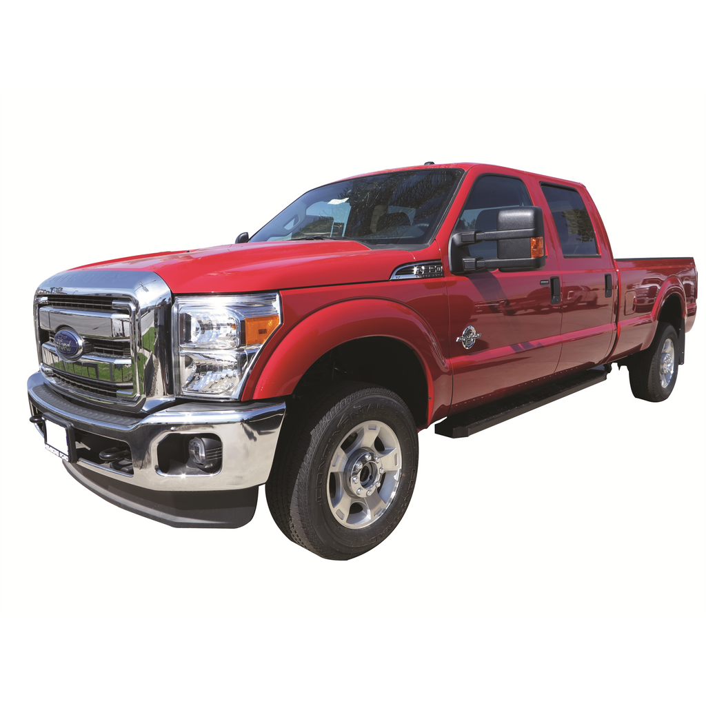 Powder-Coated-Black-Steel-Unlighted-Rocker-Panel-Mount-WO-Logo-300-Lb-Cap