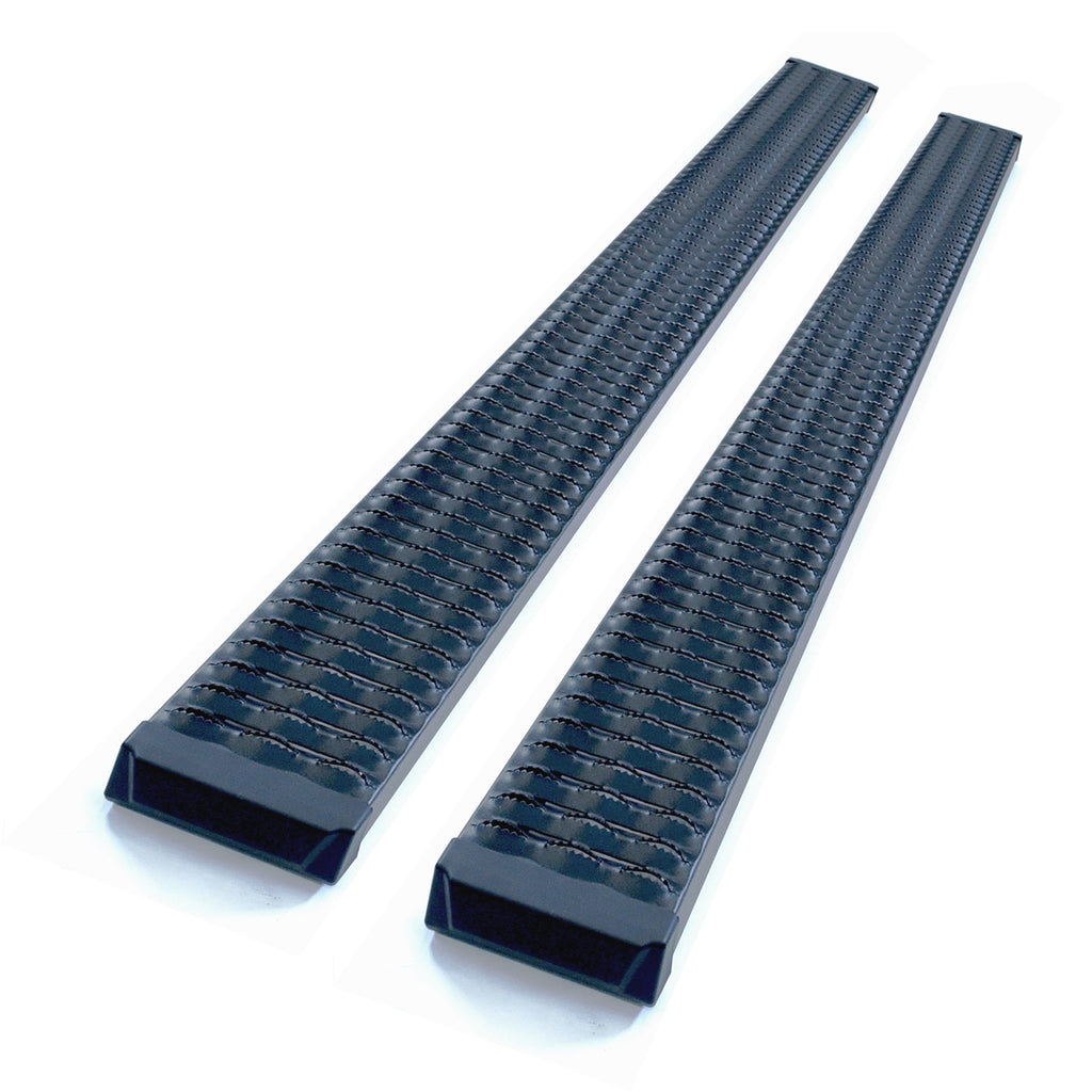 Powder-Coated-Titanium-Black-Alum-Unlighted-Rocker-Panel-Mount-250-Pound-Capacit