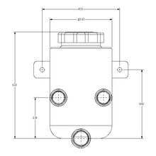 Load image into Gallery viewer, Power-Steering-Remote-Reservoir---Black-Aluminum-With-Bracket