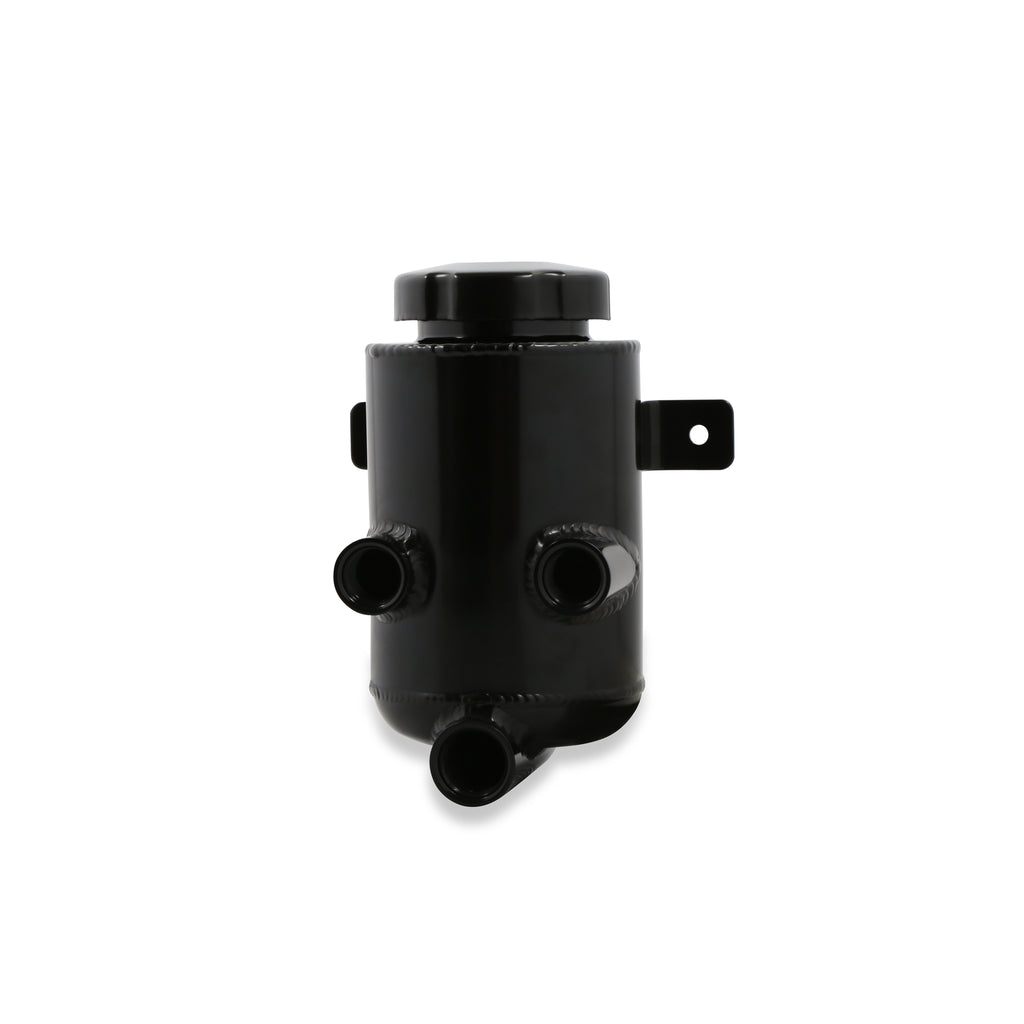 Power-Steering-Remote-Reservoir---Black-Aluminum-With-Bracket