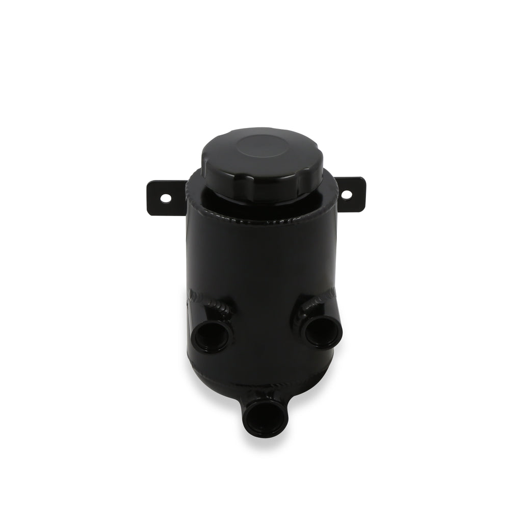 Power-Steering-Remote-Reservoir---Black-Aluminum-With-Bracket