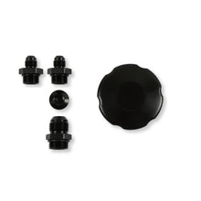 Load image into Gallery viewer, Power-Steering-Remote-Reservoir---Black-Aluminum-With-Bracket