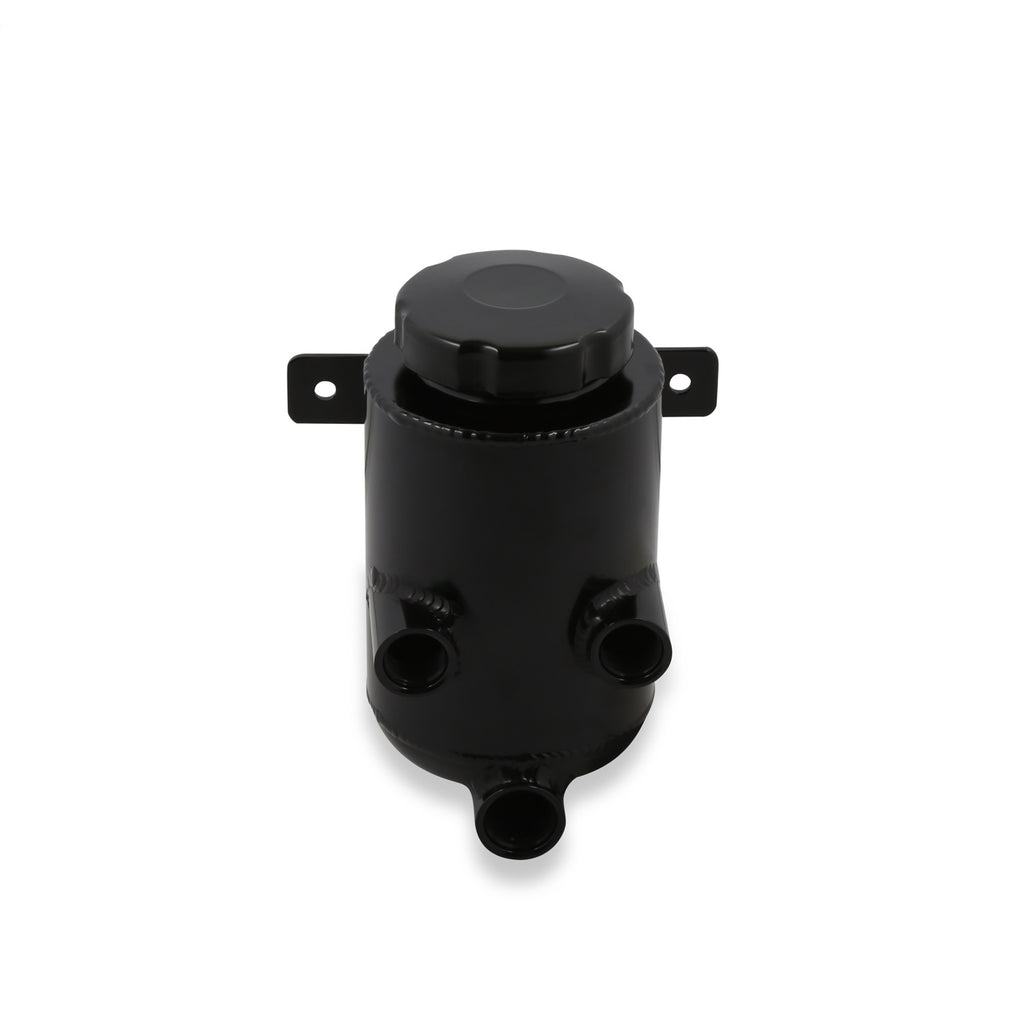 Power-Steering-Remote-Reservoir---Black-Aluminum-With-Bracket