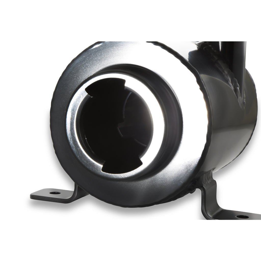 Power-Steering-Remote-Reservoir---Black-Aluminum-With-Bracket