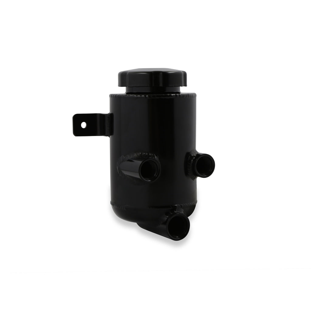 Power-Steering-Remote-Reservoir---Black-Aluminum-With-Bracket