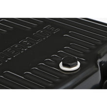 Load image into Gallery viewer, Powerglide-Transmission-Pan;-Stock-Depth--Stock-Capacity;-Steel--Black-Finish