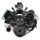 Holley 20-180BK  Premium Black Mid-Mount Complete Accessory System