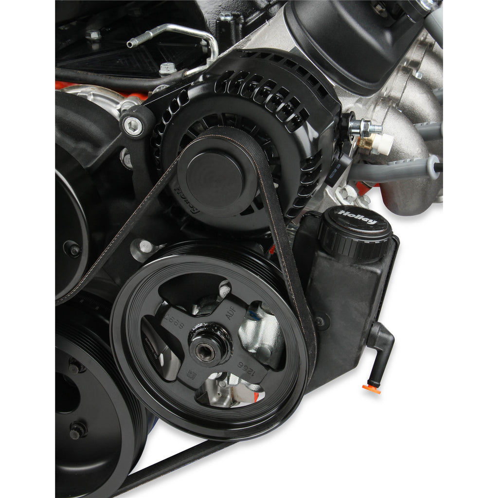 Premium-Mid-Mount-Complete-Accessory-System---Gen-V-Lt-Engines---Sfi-Certified-Damper---Black