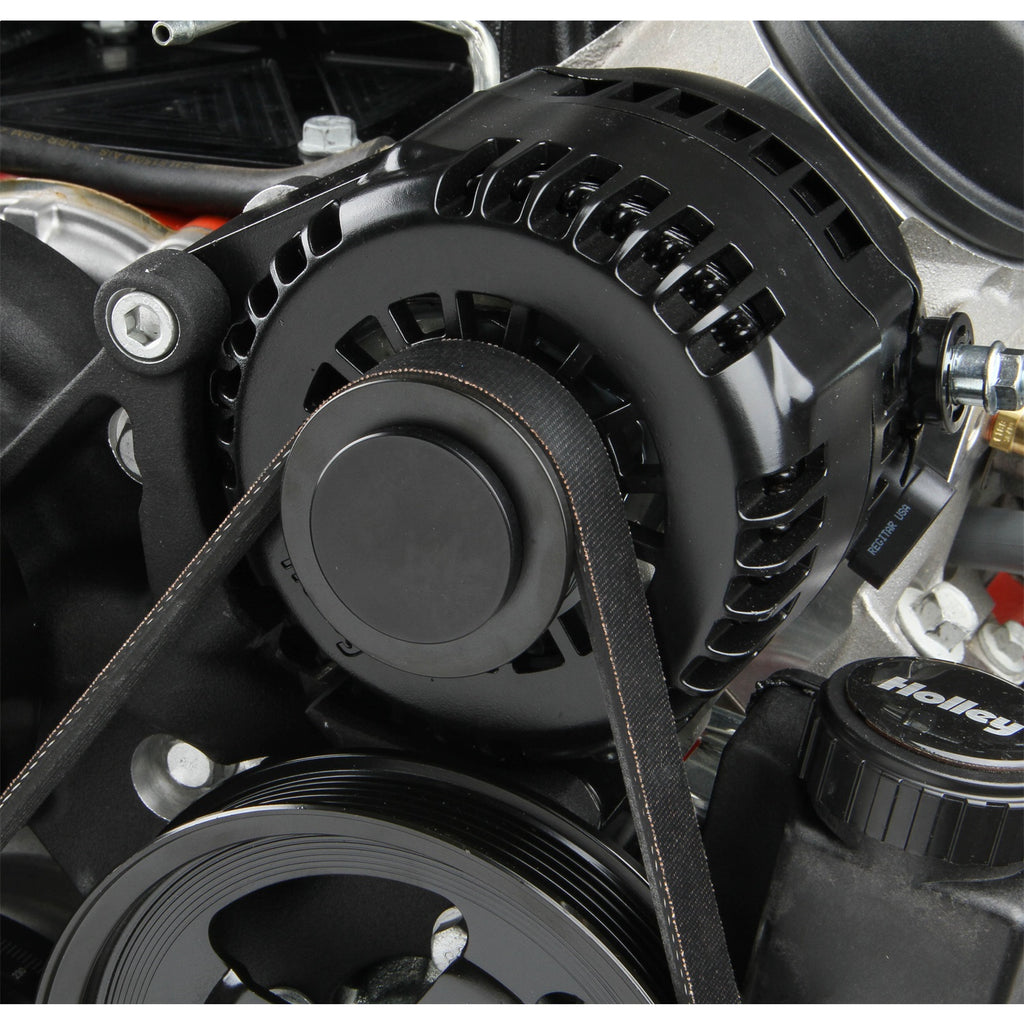 Premium-Mid-Mount-Complete-Accessory-System---Gen-V-Lt-Engines---Sfi-Certified-Damper---Black