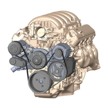 Load image into Gallery viewer, Premium-Mid-Mount-Complete-Accessory-System---Gen-V-Lt-Engines---Sfi-Certified-Damper---Black