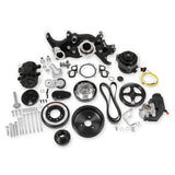 Holley 20-200BK  Premium Mid-Mount Complete Accessory System - Gen V Lt Engines - Sfi Certified Damper - Black