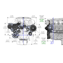 Load image into Gallery viewer, Premium-Mid-Mount-Complete-Accessory-System-For-Gm-Gen-V-Lt4-Wet-Sump-Engines--Black-Finish