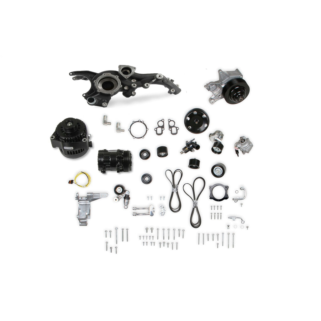 Premium-Mid-Mount-Complete-Accessory-System-For-Gm-Gen-V-Lt5-Dry-Sump-Engines-Black-Finish