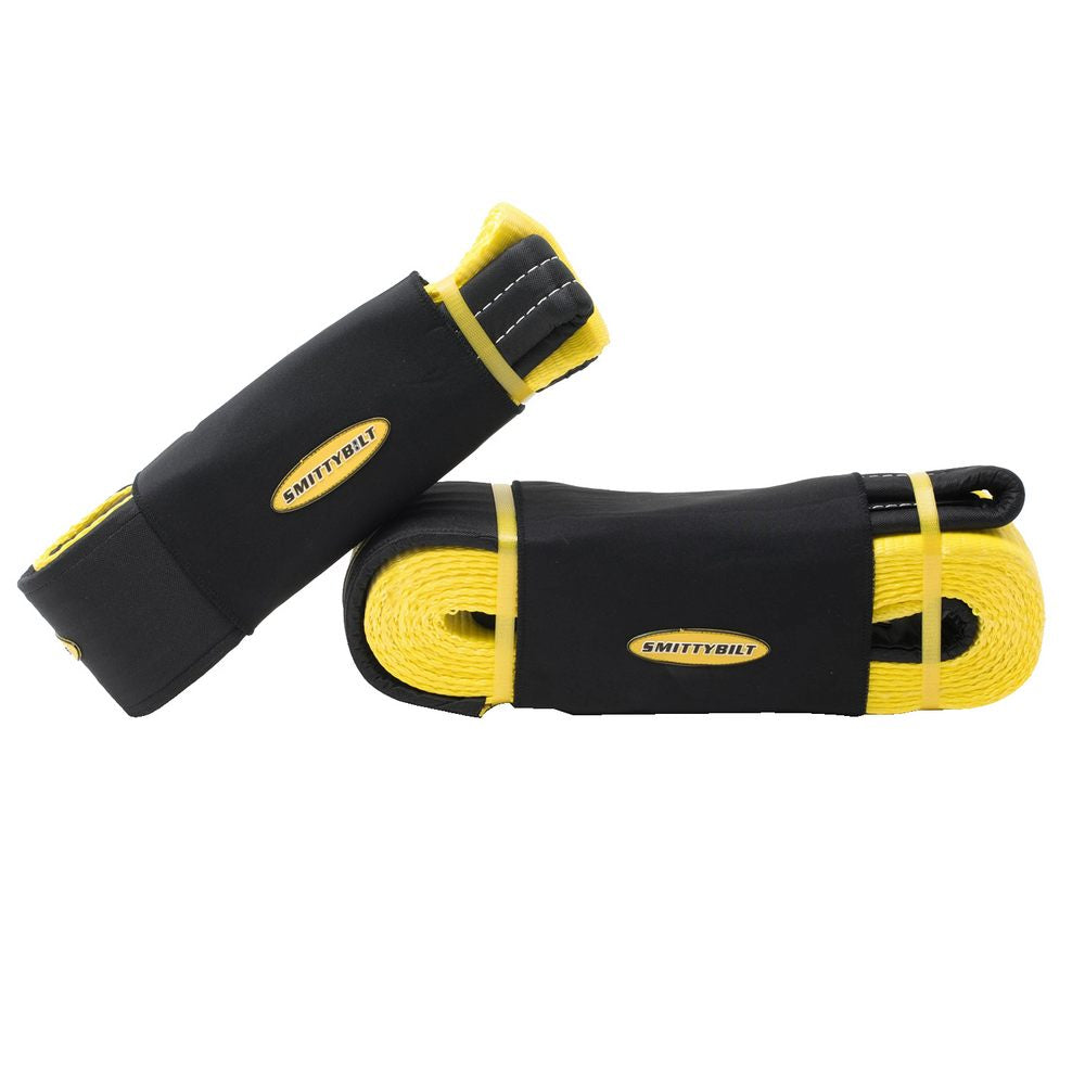 Premium-Winch-Accessory-Bag;-Inc-Recovery-Chain-30Ft-Tow-Strap18k-Snatch-Block-Dring-Shackles