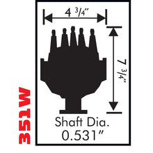 Load image into Gallery viewer, Pro-Billet-Cam-Sync-Distributor,-Ford-351W,-Steel-Gear