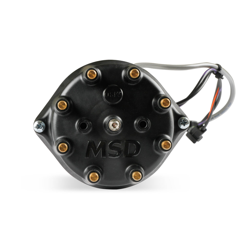 Pro-Billet-Cam-Sync-Distributor,-Ford-Fe,-Steel-Gear